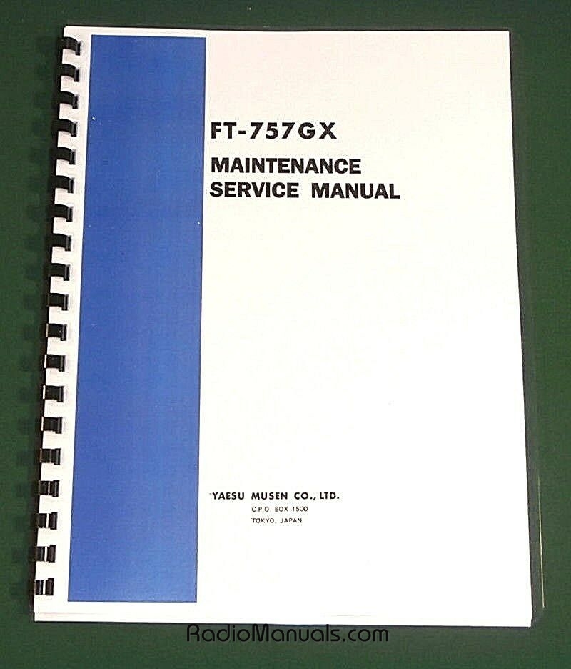 Yaesu FT-757GX Service Manual